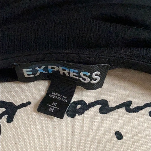 Express Black Ruffled Tank Top - Picture 4 of 4